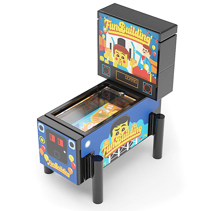 Fun Building Pinball Arcade made using LEGO parts by B3 Customs