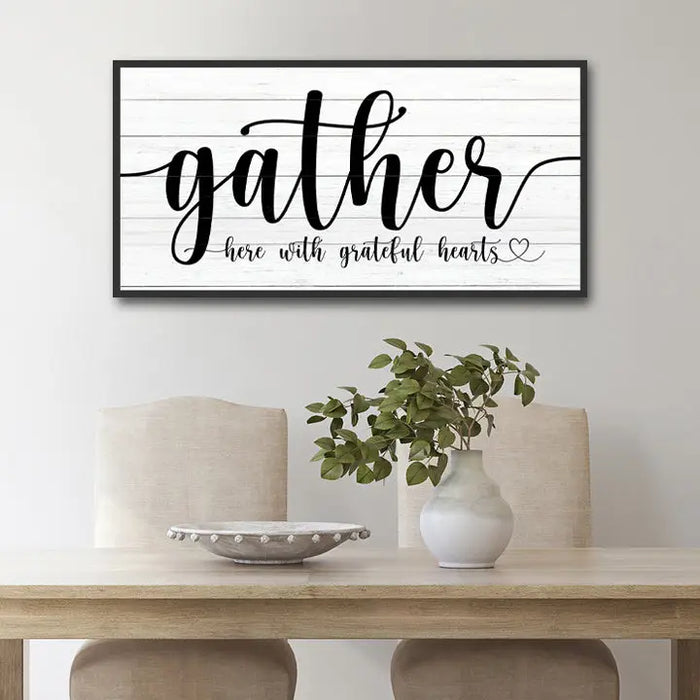 Gather Sign XIII by Tailored Canvases