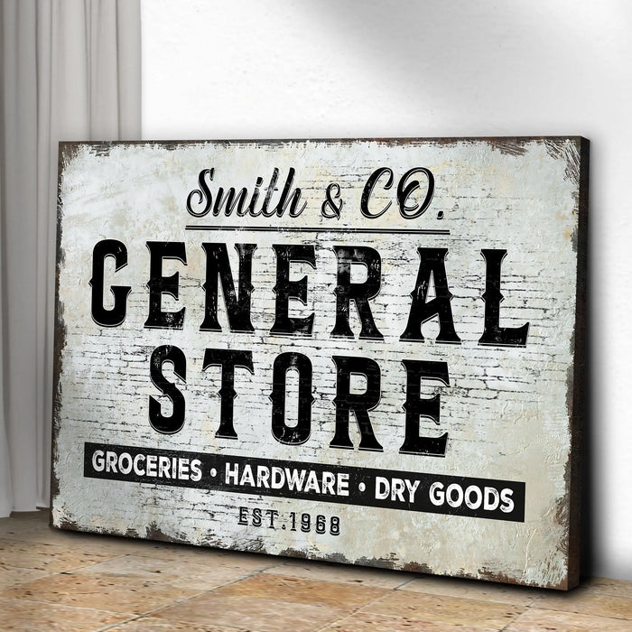 General Store Sign by Tailored Canvases