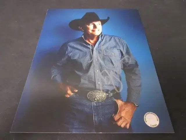 George Strait Signed 8x10 photo w/coa by Price Is Right Miami