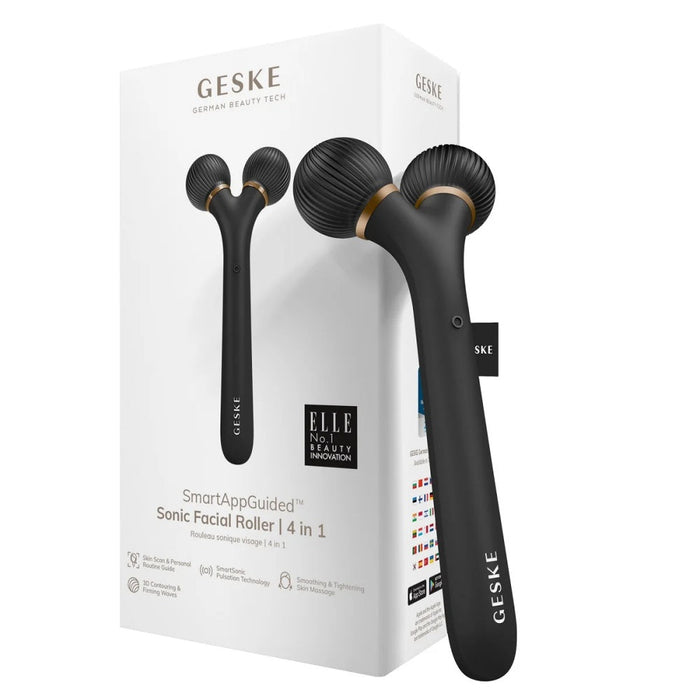 GESKE Sonic Facial Roller 4 in 1 Gray by Nava Beauty