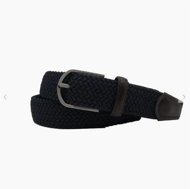 Gideon Stretch 3.5 CM Belt Navy by Boutique 23