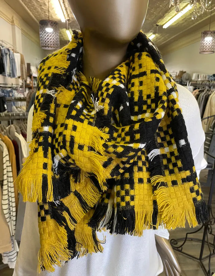 Girly Check Scarf by Boutique 23