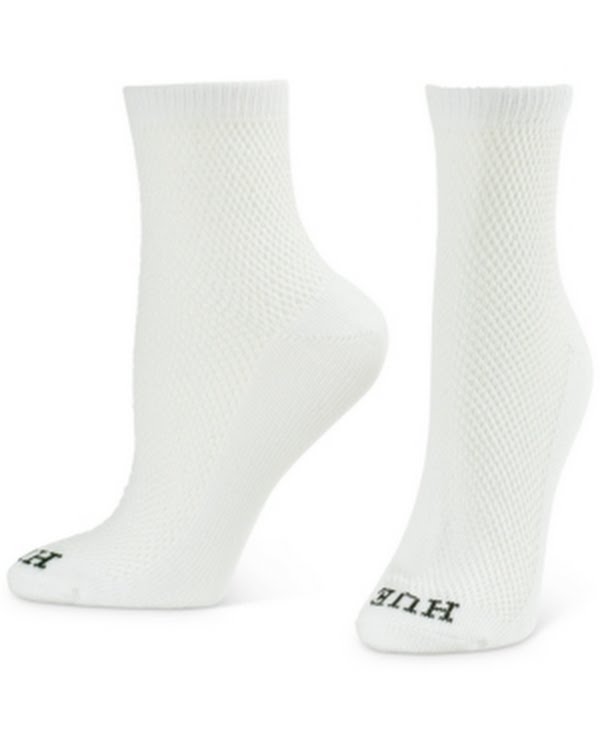 Hue Breezy Mesh Crew Socks, OS by Vanessa Jane