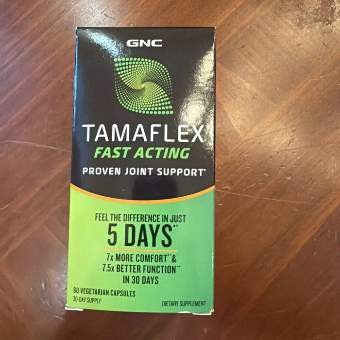 GNC Tamaflex Fast Acting Proven Joint Support 30 Day Supply, 60 cap Exp 10/27 by Price Is Right Miami