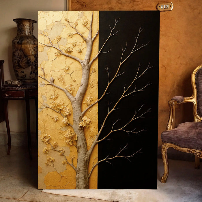 Golden Eclipse Wall Art by Tailored Canvases