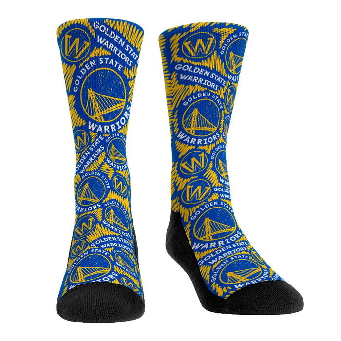 Golden State Warriors - Logo Sketch by Rock 'Em Socks