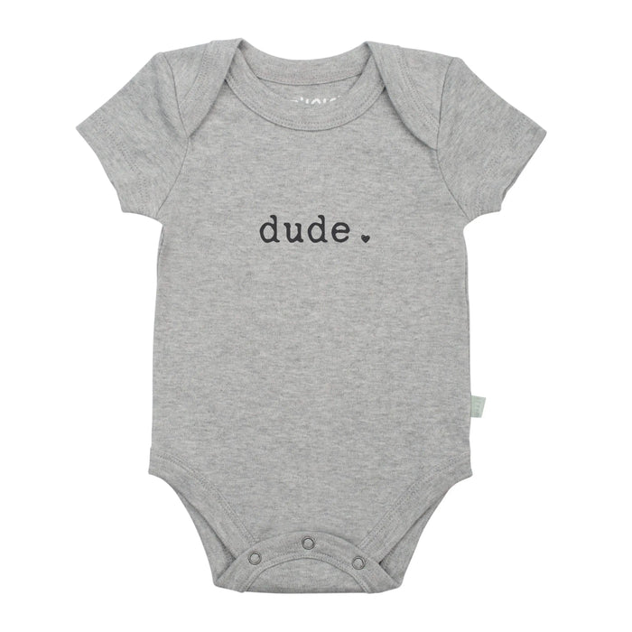 graphic bodysuit | dude (heather) by Finn + Emma