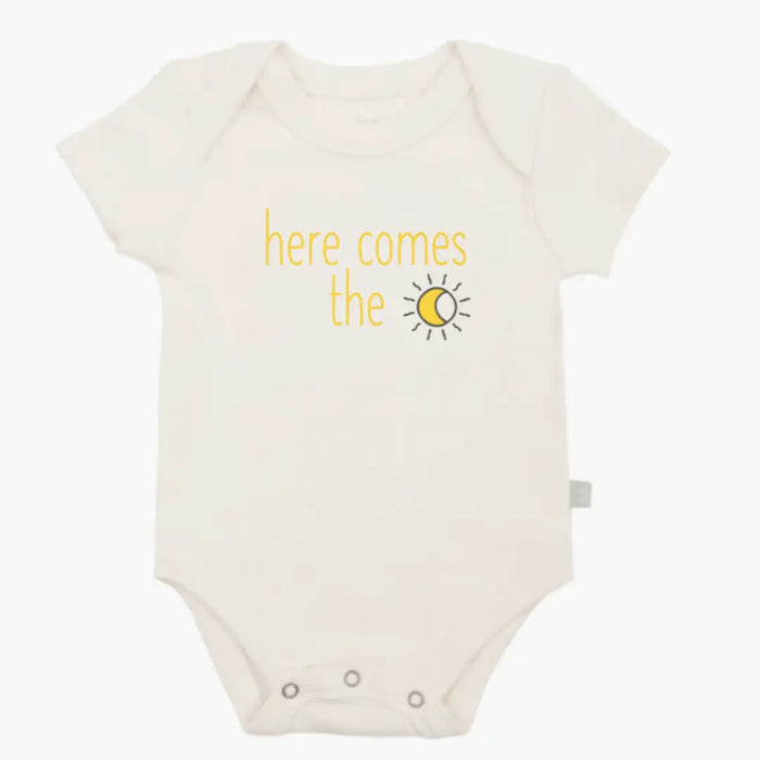graphic bodysuit | here comes the sun by Finn + Emma