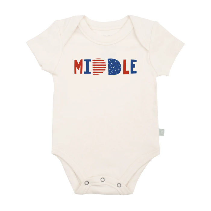 graphic bodysuit | middle by Finn + Emma