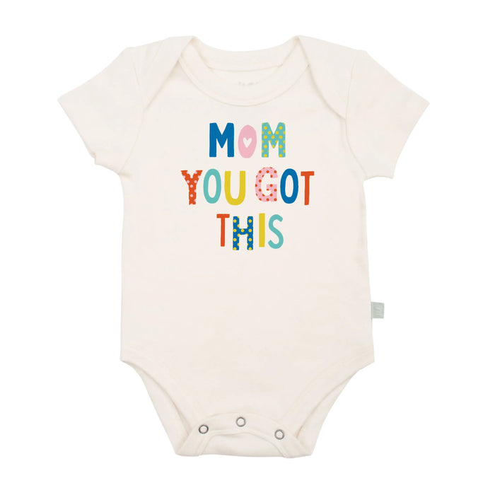 graphic bodysuit | mom you got this by Finn + Emma