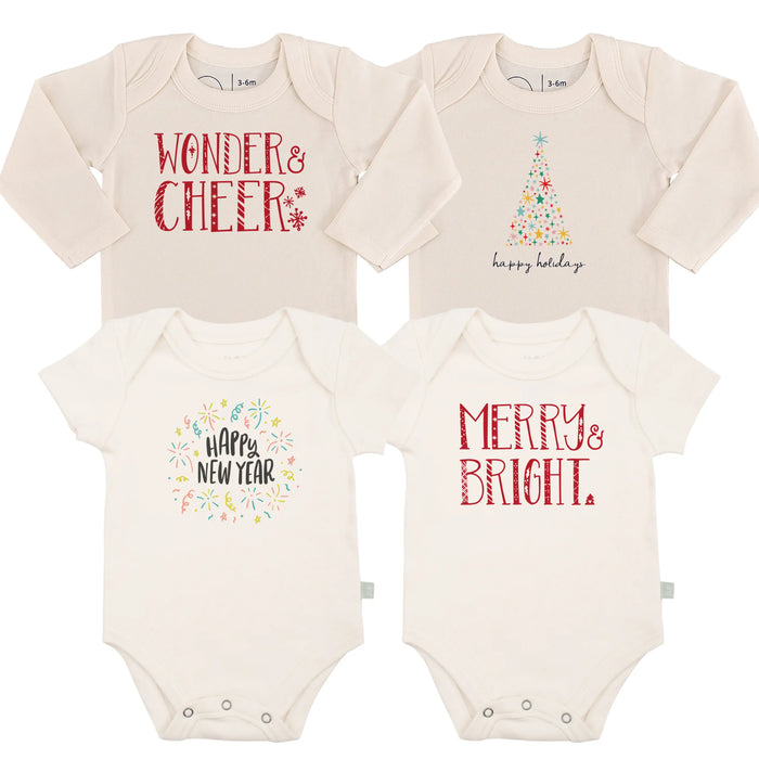 graphic bodysuit set | holiday season 4 pack + 1 free by Finn + Emma