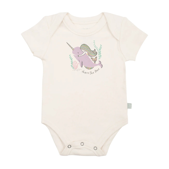 graphic bodysuit | share the love by Finn + Emma