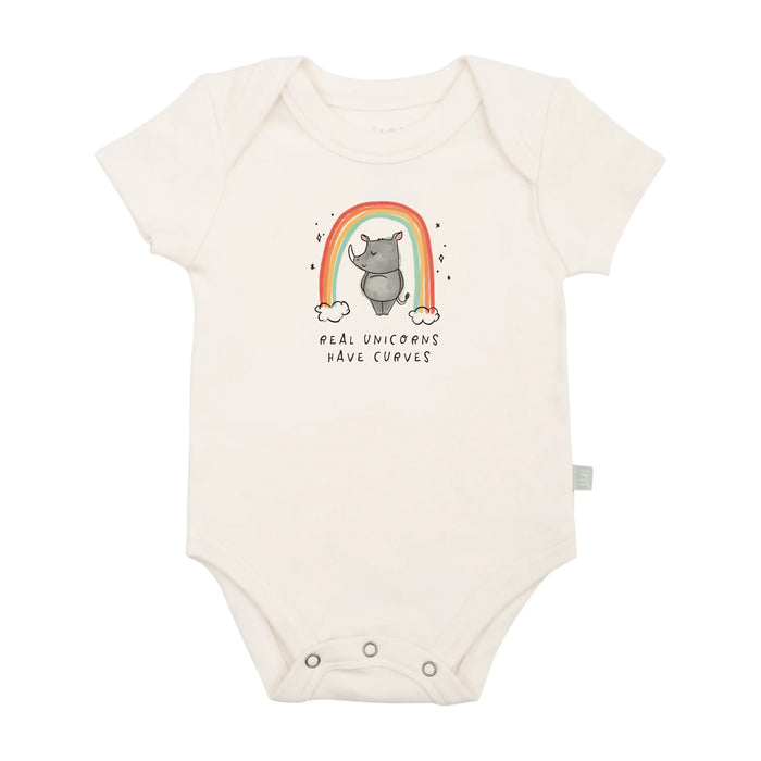 graphic bodysuit | unicorn curves by Finn + Emma