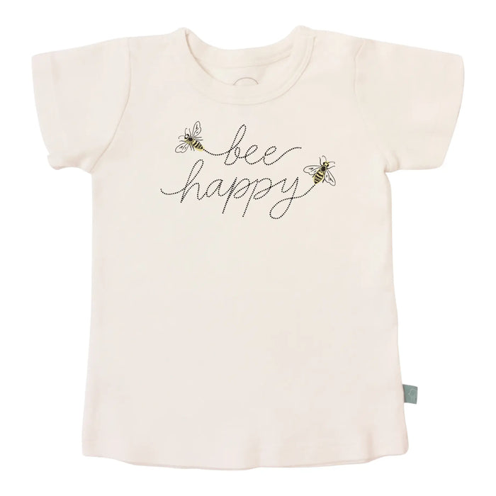 graphic tee | bee happy by Finn + Emma
