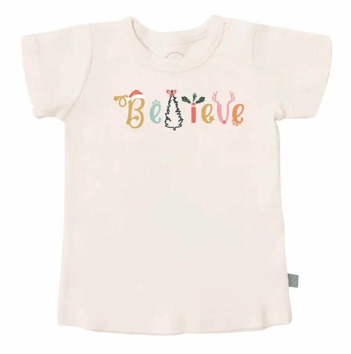 graphic tee | believe by Finn + Emma