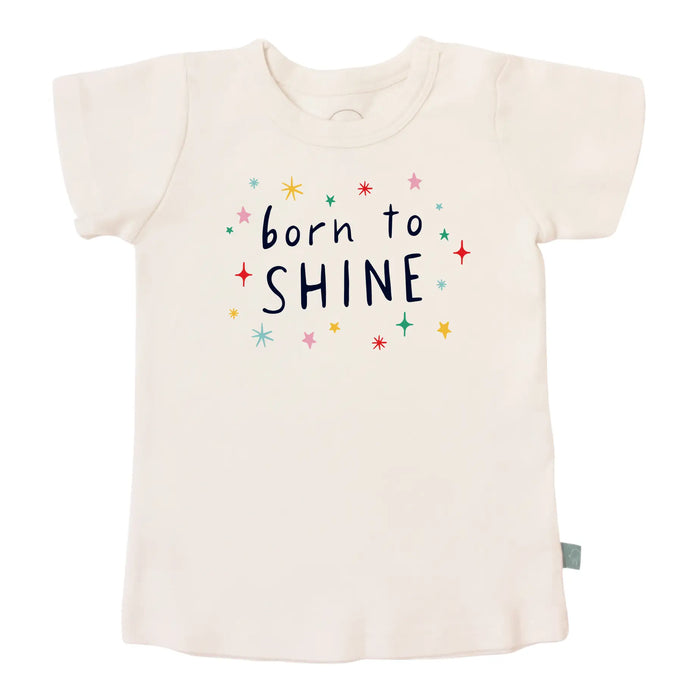 graphic tee | born to shine by Finn + Emma