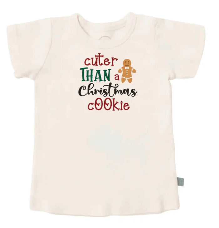 graphic tee | christmas cookie by Finn + Emma