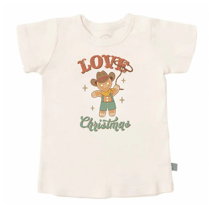graphic tee | christmas lasso by Finn + Emma
