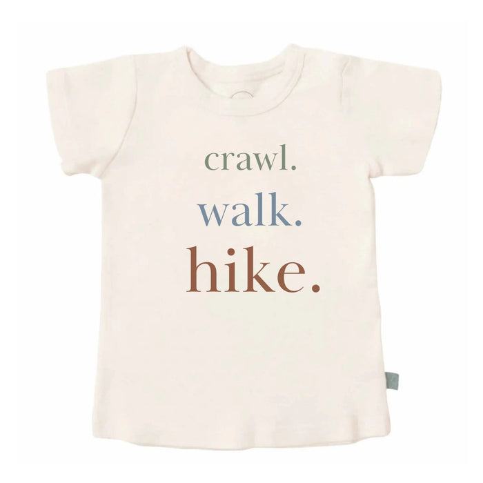 graphic tee | crawl walk hike by Finn + Emma