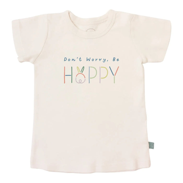 graphic tee | don't worry be hoppy by Finn + Emma