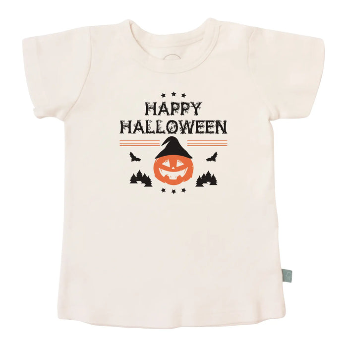 graphic tee | halloween pumpkin by Finn + Emma