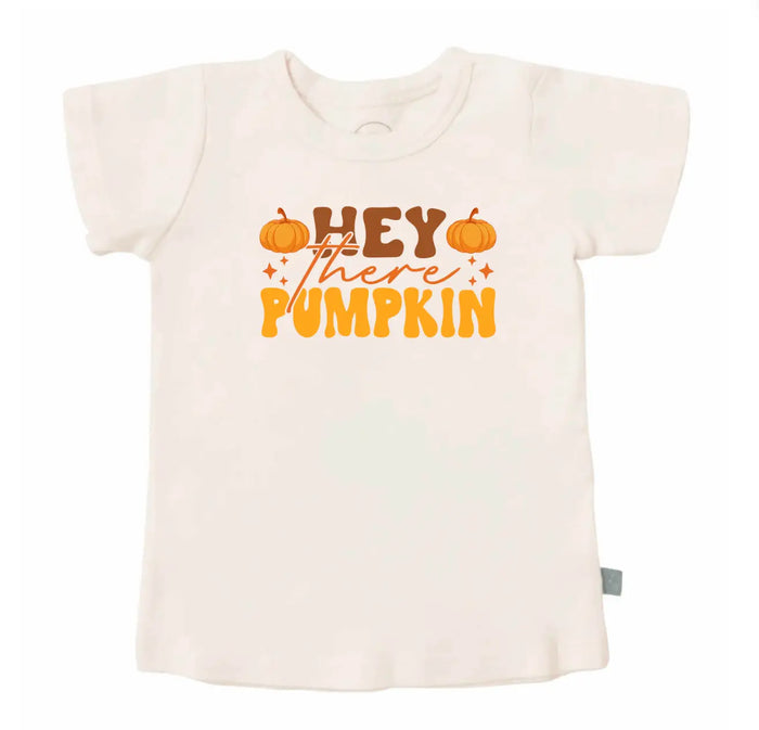 graphic tee | hey there pumpkin by Finn + Emma