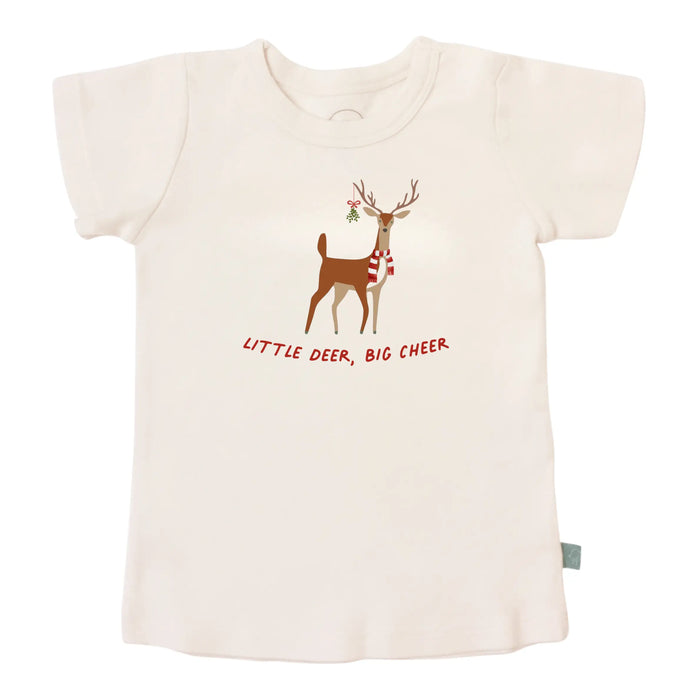 graphic tee | little deer big cheer by Finn + Emma