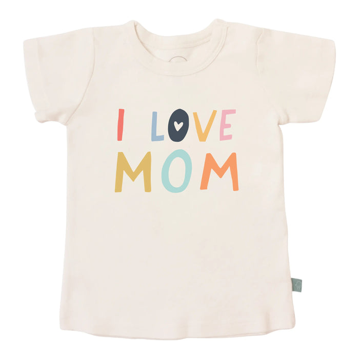 graphic tee | love mom by Finn + Emma