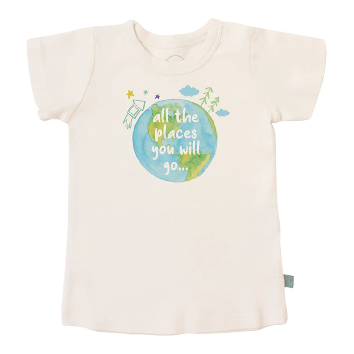 graphic tee | places you will go by Finn + Emma