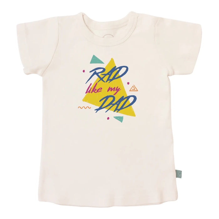 graphic tee | rad like my dad by Finn + Emma