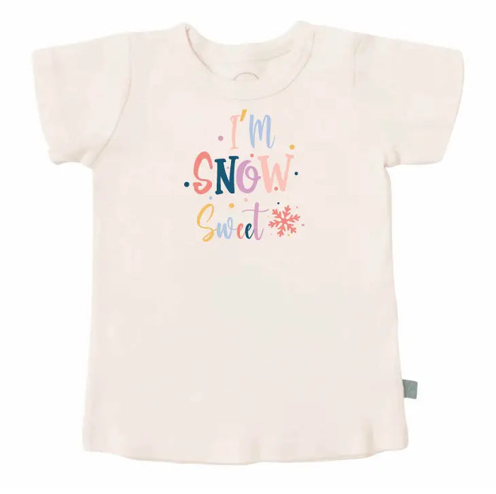 graphic tee | snow sweet by Finn + Emma