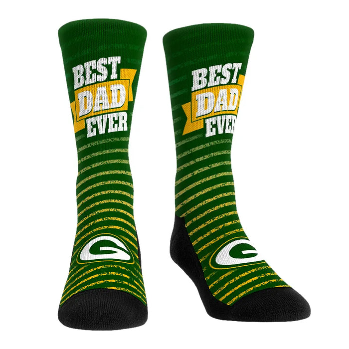Green Bay Packers - Best Dad Ever by Rock 'Em Socks