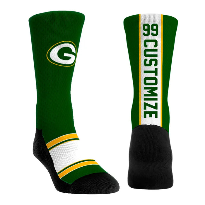 Green Bay Packers - Custom Jersey by Rock 'Em Socks
