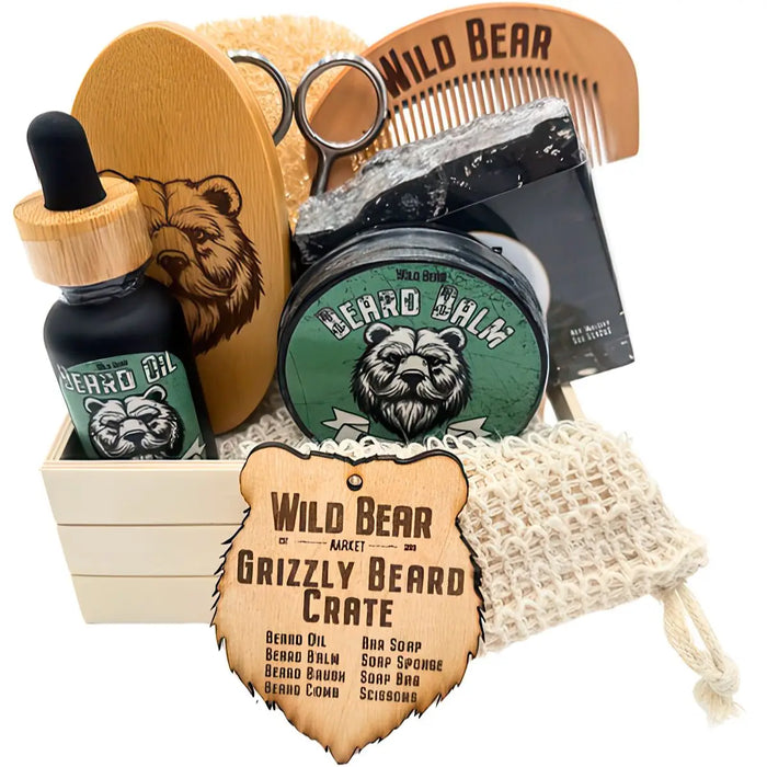 Grizzly Beard Crate by Wild Bear Market
