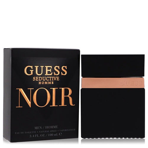 Guess Seductive Homme Noir by Guess Eau De Toilette Spray 3.4 oz for Men by Avera Group