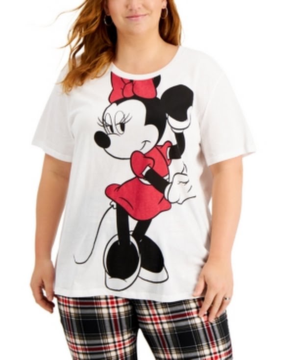 Love Tribe Plus Trendy Minnie Mouse T-Shirt by Vanessa Jane