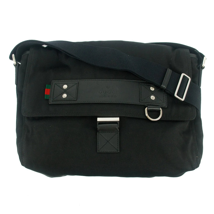 Gucci Black Nylon Tessuto Crossbody Bag #7705 by Bolt Boutique