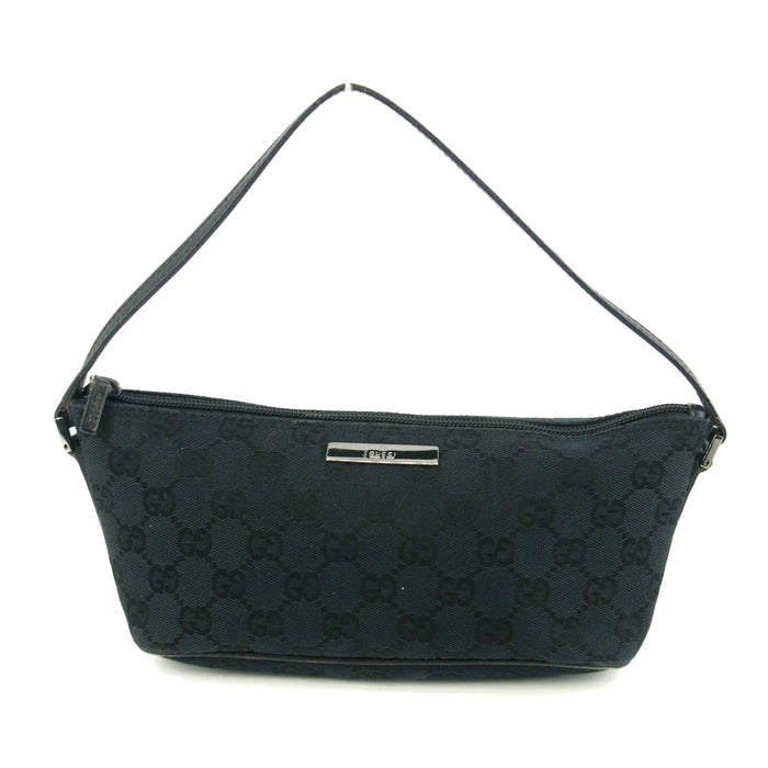 Gucci GG Canvas Black Boat Pochette Bag #4696 by Bolt Boutique