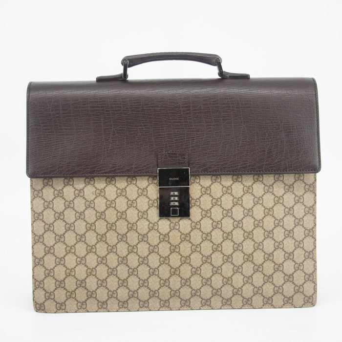 Gucci GG Canvas Coated Supreme Breifcase Bag #2234 by Bolt Boutique