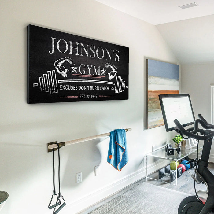 Gym Sign II by Tailored Canvases