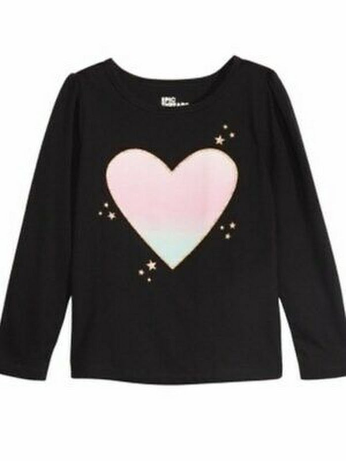 Epic Threads Toddler Girls Ombre Heart T-Shirt, Size 2T by Vanessa Jane