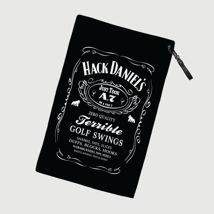 Hack Daniels Golf Towel by Guerrilla Golf