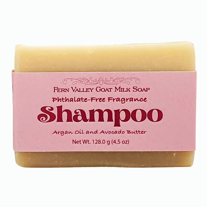Handmade Goat Milk Shampoo Bar | Argan Oil & Avocado Butter | Flirty Floral Scent by Fern Valley Soap