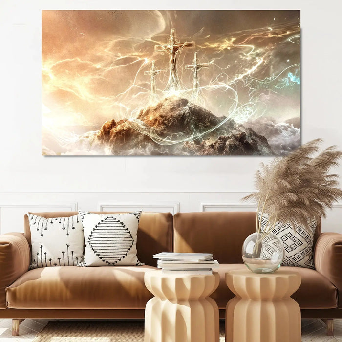 He Is Risen Faith Wall Art by Tailored Canvases