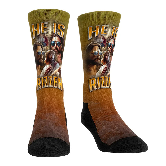 He Is Rizzen by Rock 'Em Socks