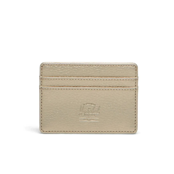 Herschel Charlie Cardholder Vegan Leather Wallet - Gold by Swell-O-Phonic