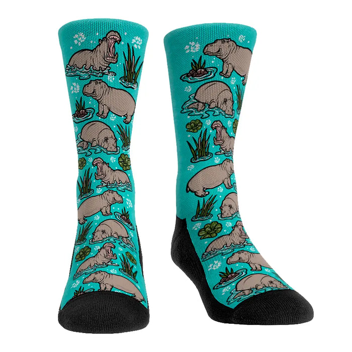Hippos All-Over by Rock 'Em Socks