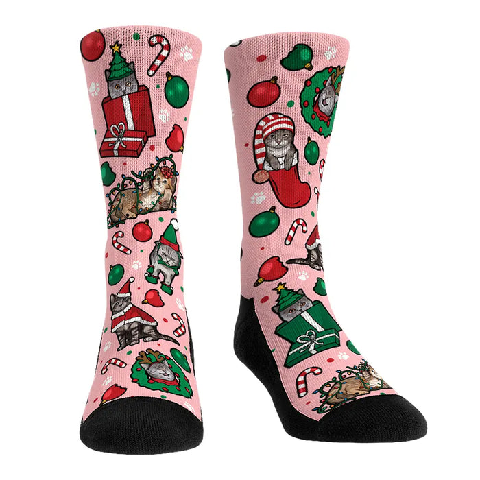 Holiday Cats - All-Over by Rock 'Em Socks