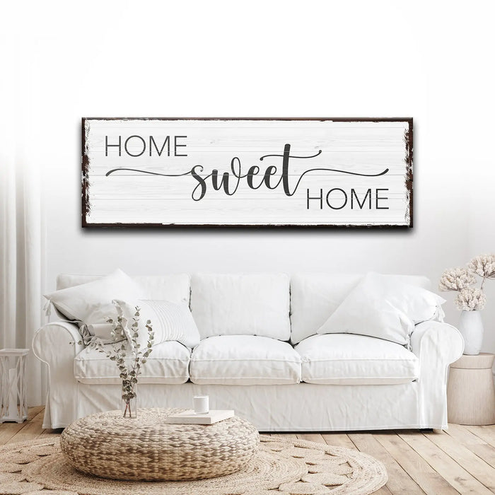 Home Sweet Home Sign III by Tailored Canvases
